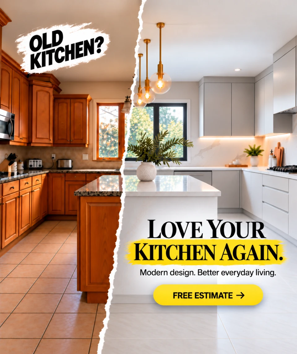 Kitchen Remodeling: рекламный креатив